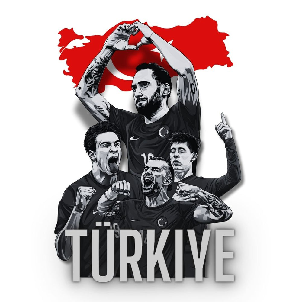 EM Türkiye Fan Tattoo