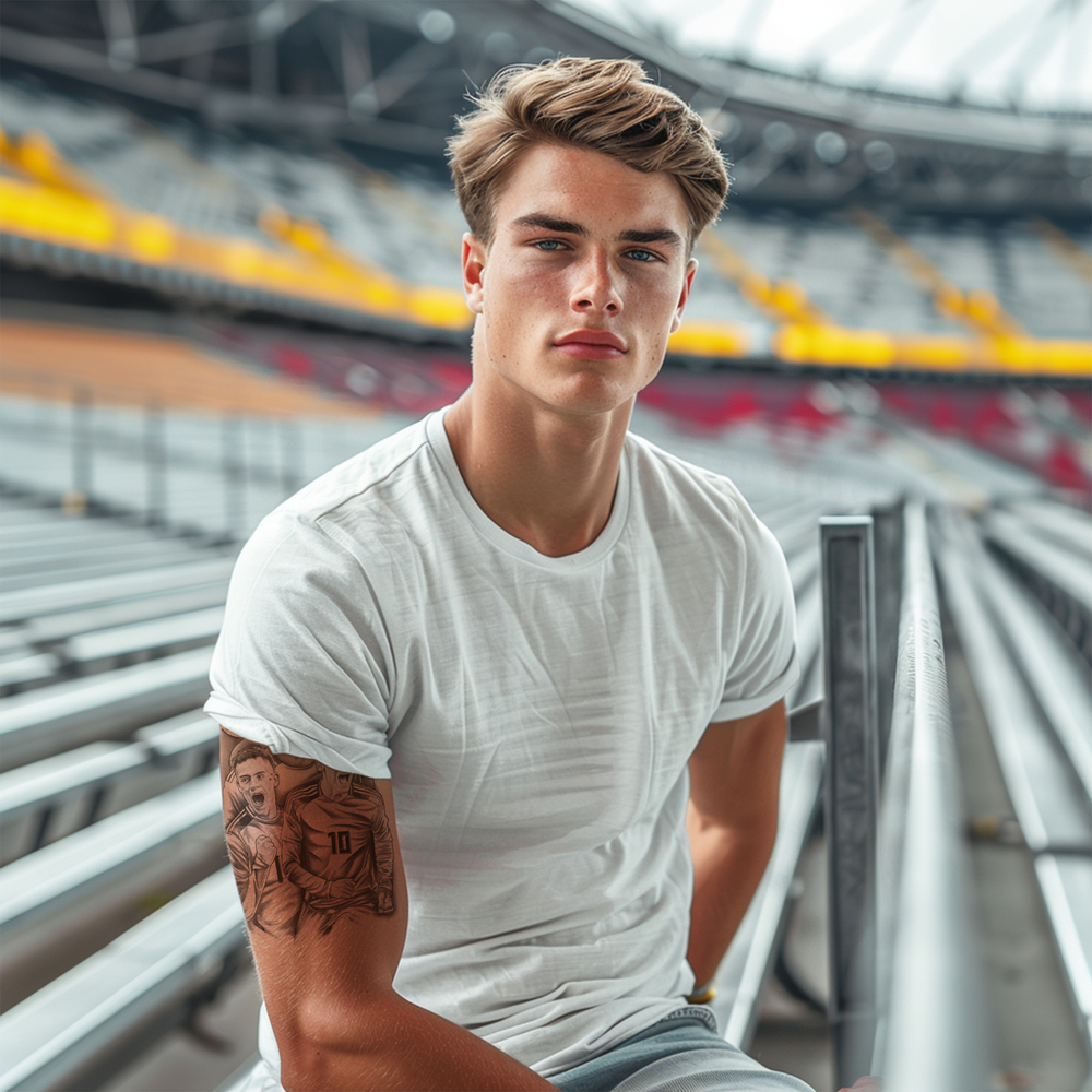 Deutschland EM Sieger Fan Tattoo