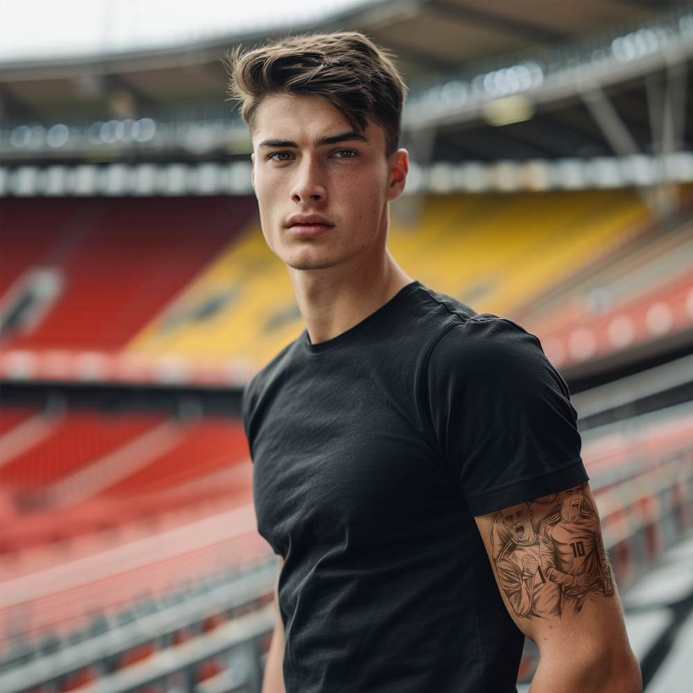 Deutschland EM Sieger Fan Tattoo