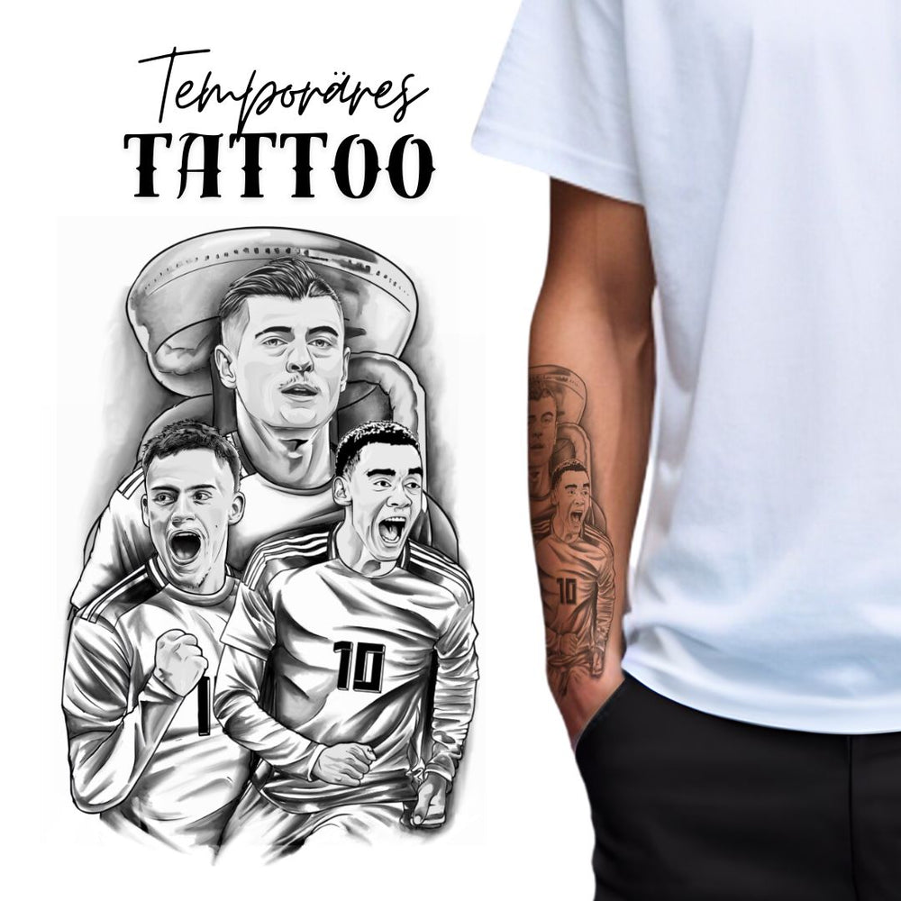 Deutschland EM Sieger Fan Tattoo