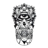 Illuminati Eye Temporäre Tattoos Temporary Tattoos Klebetattoos Faketattoos Tattlook