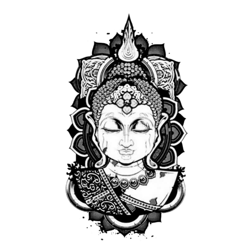 Meditated Temporäre Tattoos Temporary Tattoos Klebetattoos Faketattoos Tattlook