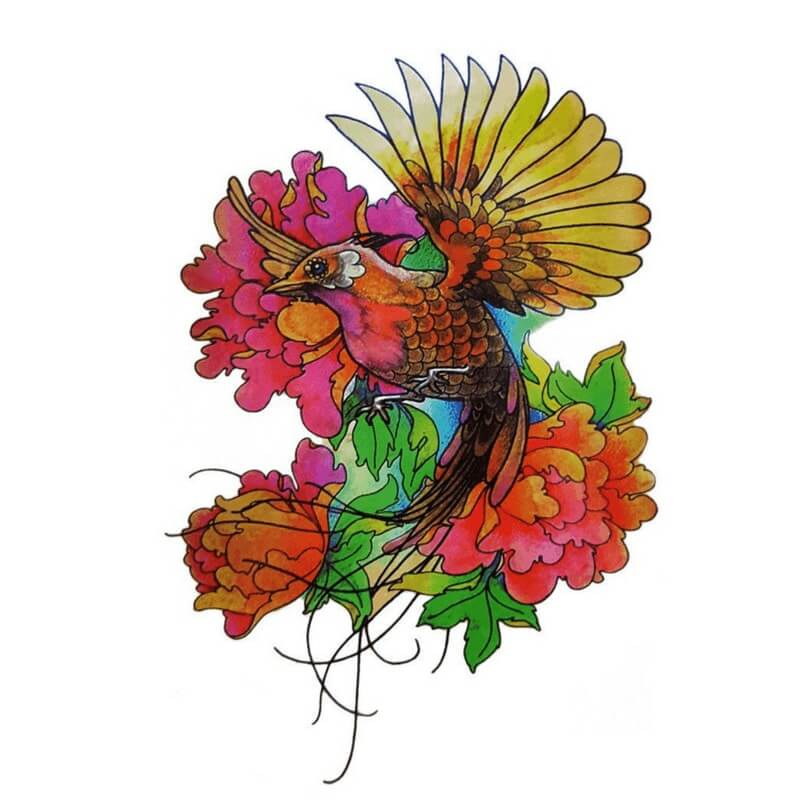 Young wild and free Temporäre Tattoos Temporary Tattoos Klebetattoos Faketattoos Tattlook