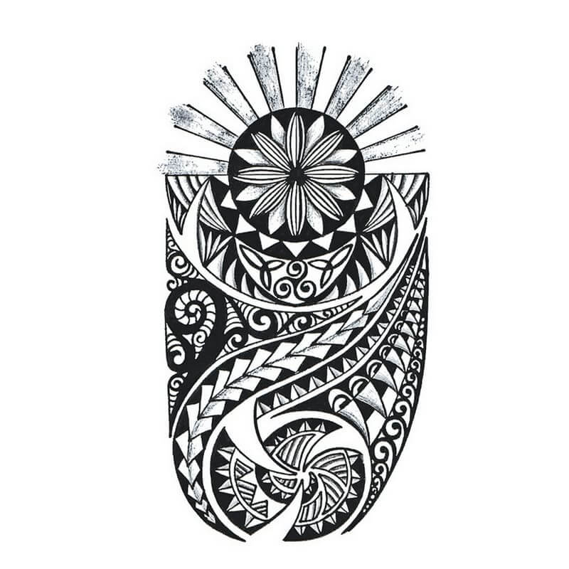 Maori Temporäre Tattoos Temporary Tattoos Klebetattoos Faketattoos Tattlook