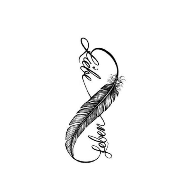 Infinity Life Temporäre Tattoos Temporary Tattoos Klebetattoos Faketattoos Tattlook