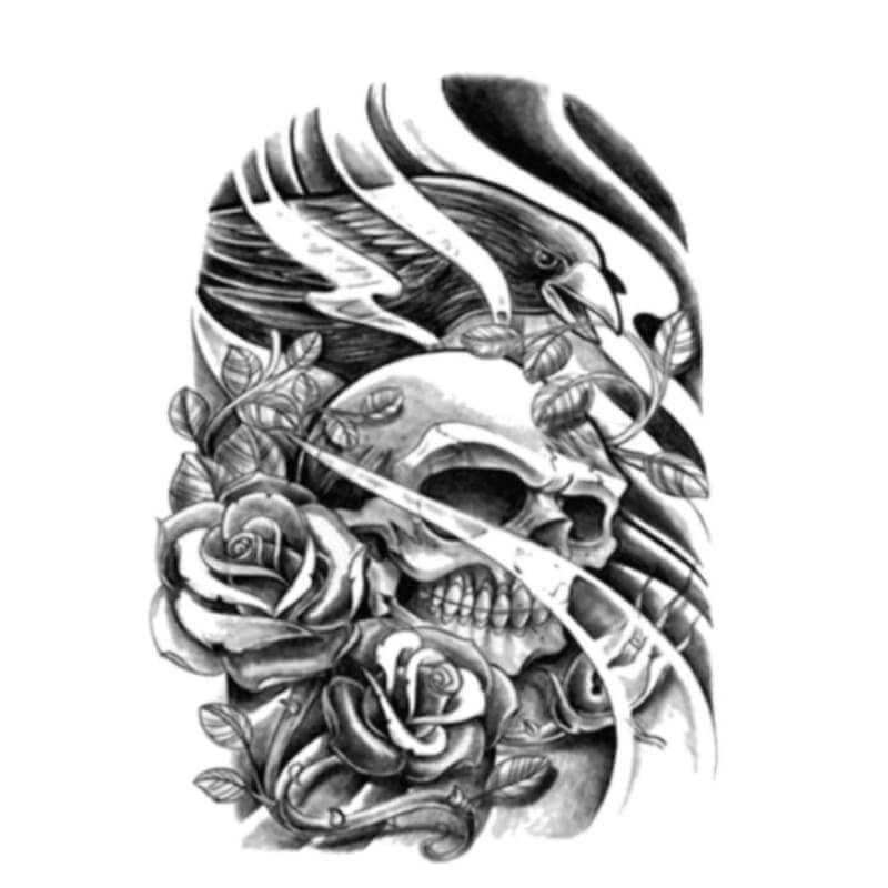 Ghost Rider Temporäre Tattoos Temporary Tattoos Klebetattoos Faketattoos Tattlook