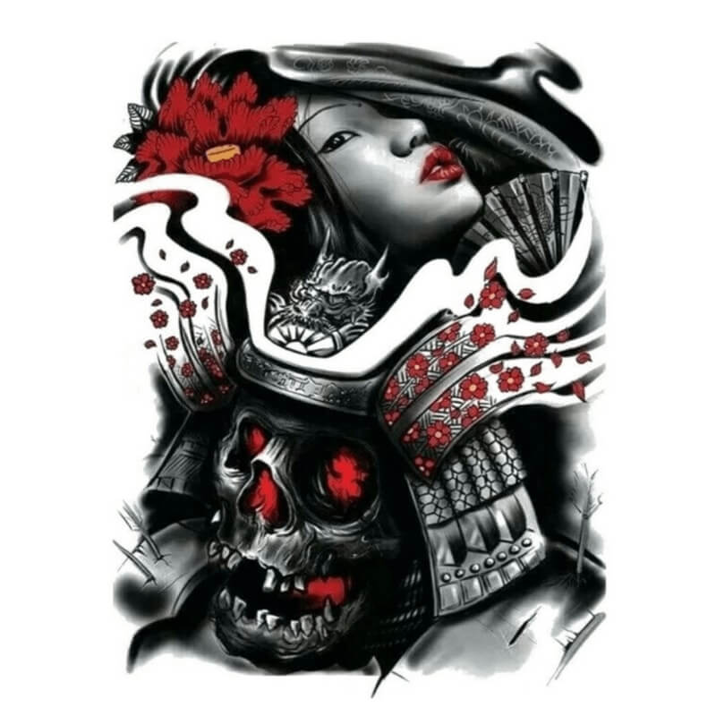The last Samurai Temporäre Tattoos Temporary Tattoos Klebetattoos Faketattoos Tattlook