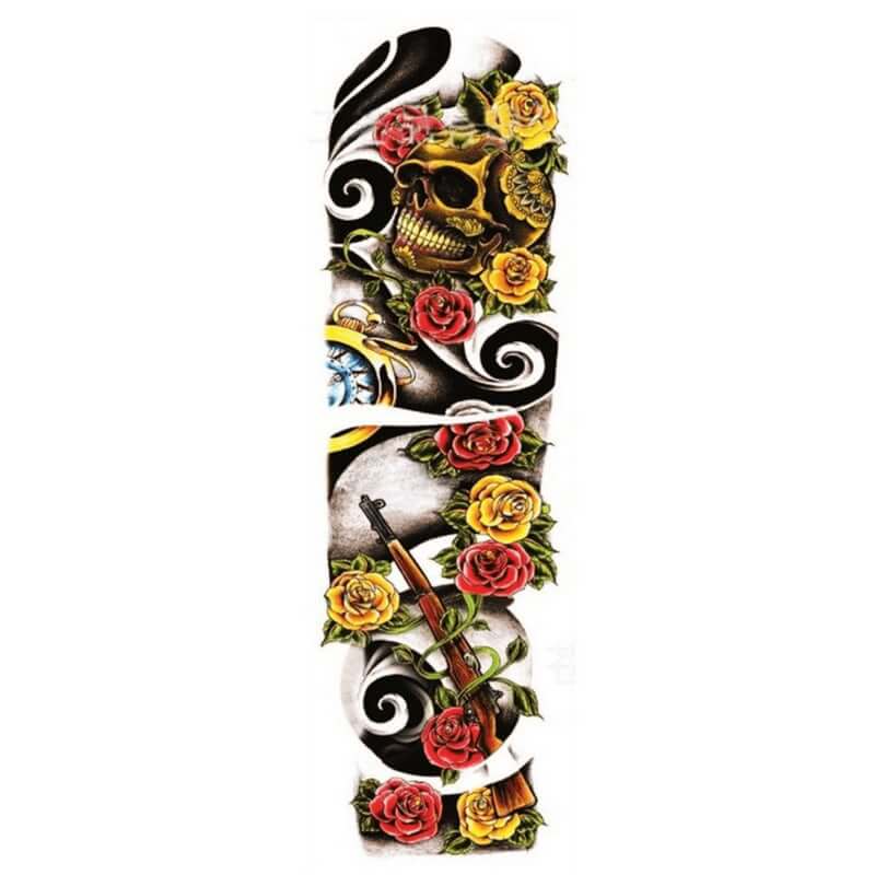 Roses Temporäre Tattoos Temporary Tattoos Klebetattoos Faketattoos Tattlook