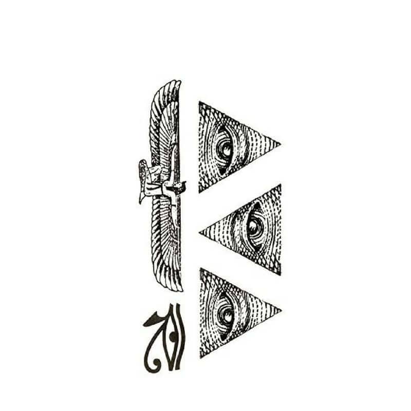 Horus Temporäre Tattoos Temporary Tattoos Klebetattoos Faketattoos Tattlook