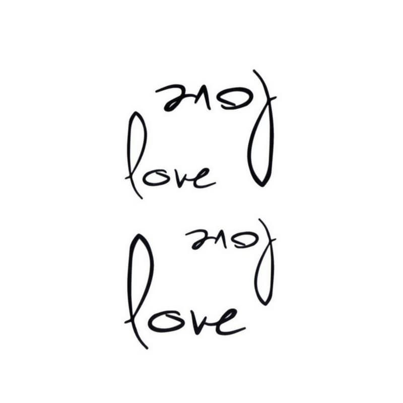 Love Temporäre Tattoos Temporary Tattoos Klebetattoos Faketattoos Tattlook